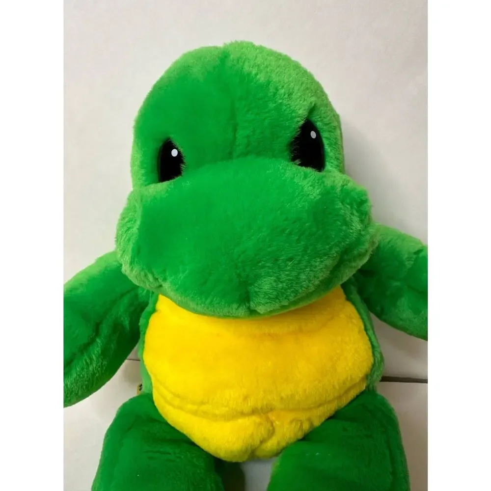 Vintage Build A Bear Turtle Plush with SHELL. Removeable Backpack Shell w/pocket